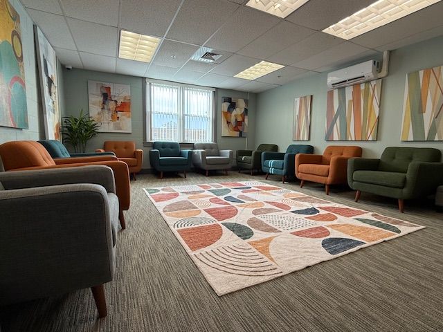 Group therapy room